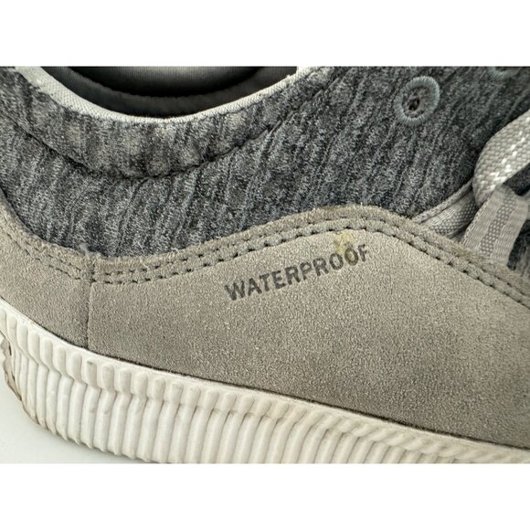 Sorel Gray Out N About Waterproof Sneakers Shoes Womens Size 8 Suede Mesh Winter - Picture 7 of 10